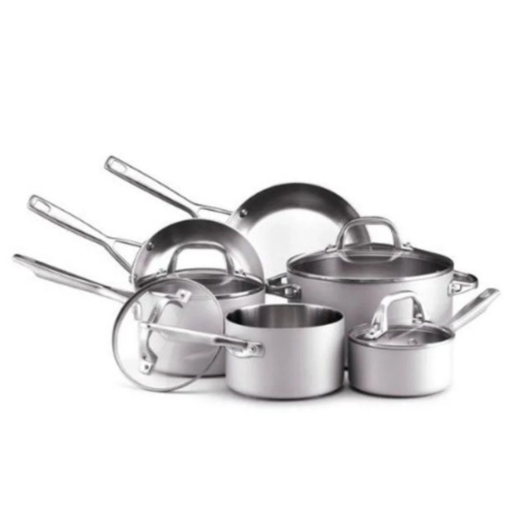 🛑 SOLD🛑Anolon Chef Clad Stainless S 10-Pc CKW - Picture 3 of 6